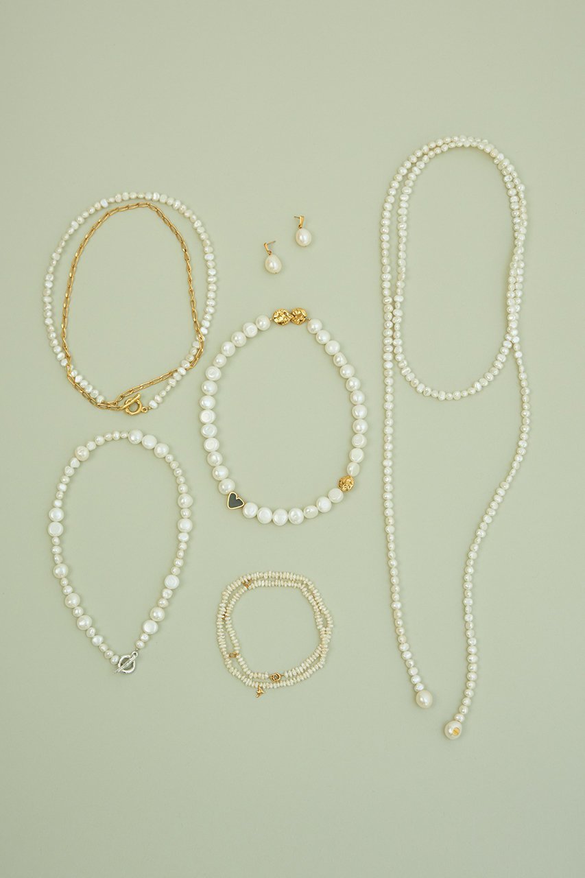 【プリーク/Preek】の【受注生産】BAROQUE PEARL HEART STONE ネックレス 人気、トレンドファッション・服の通販 founy(ファニー) 　ファッション　Fashion　レディースファッション　Fashion for Women　ジュエリー　Jewelry　ネックレス　Necklaces & Pendants　ネックレス　Necklace, Pendant Necklace　バロック　Baroque, Baroque Design　パール　Pearl, Pearl Accent　プレート　Plate, Dish　モチーフ　Motif, Design Theme　エレガント 上品　Elegant　新作・新入荷　New Arrivals / New In　other-2|ID: prp329100004613244 ipo3291000000033021138