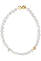 【プリーク/Preek】の【受注生産】BAROQUE PEARL HEART STONE ネックレス ホワイト|ID:prp329100004613244