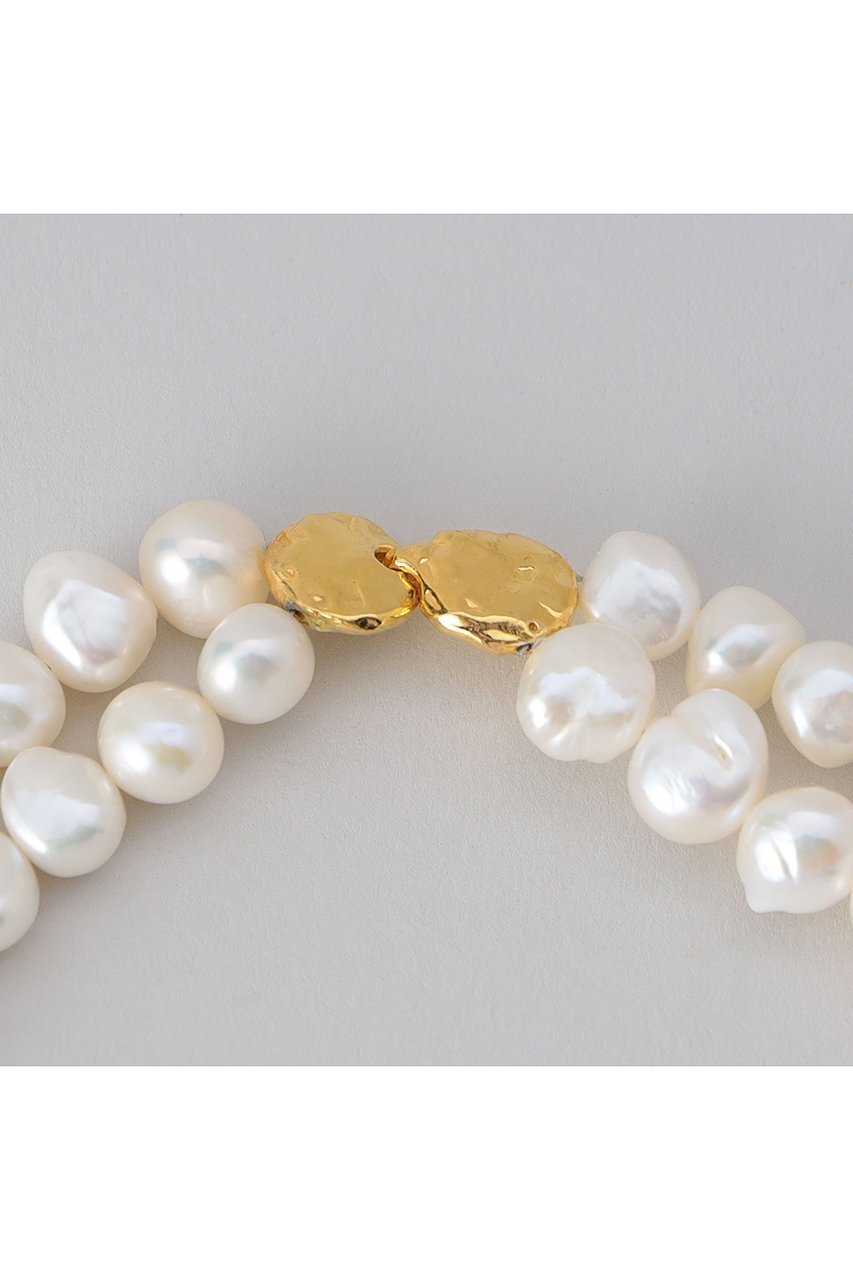 【プリーク/Preek】の【受注生産】BAROQUE PEARL DOUBLE ネックレス 人気、トレンドファッション・服の通販 founy(ファニー) 　ファッション　Fashion　レディースファッション　Fashion for Women　ジュエリー　Jewelry　ネックレス　Necklaces & Pendants　クラシカル　Classical, Vintage-Inspired　ネックレス　Necklace, Pendant Necklace　バロック　Baroque, Baroque Design　パール　Pearl, Pearl Accent　プレート　Plate, Dish　モチーフ　Motif, Design Theme　エレガント 上品　Elegant　other-4|ID: prp329100004613246 ipo3291000000033021145