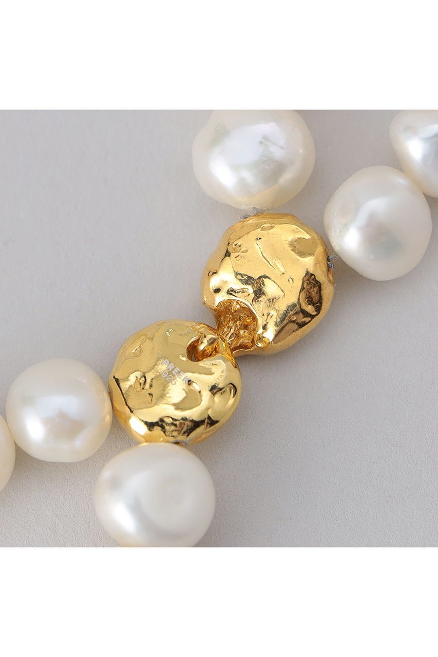 【プリーク/Preek】の【受注生産】BAROQUE PEARL DOUBLE ネックレス 人気、トレンドファッション・服の通販 founy(ファニー) 　ファッション　Fashion　レディースファッション　Fashion for Women　ジュエリー　Jewelry　ネックレス　Necklaces & Pendants　クラシカル　Classical, Vintage-Inspired　ネックレス　Necklace, Pendant Necklace　バロック　Baroque, Baroque Design　パール　Pearl, Pearl Accent　プレート　Plate, Dish　モチーフ　Motif, Design Theme　エレガント 上品　Elegant　other-5|ID: prp329100004613246 ipo3291000000033021147