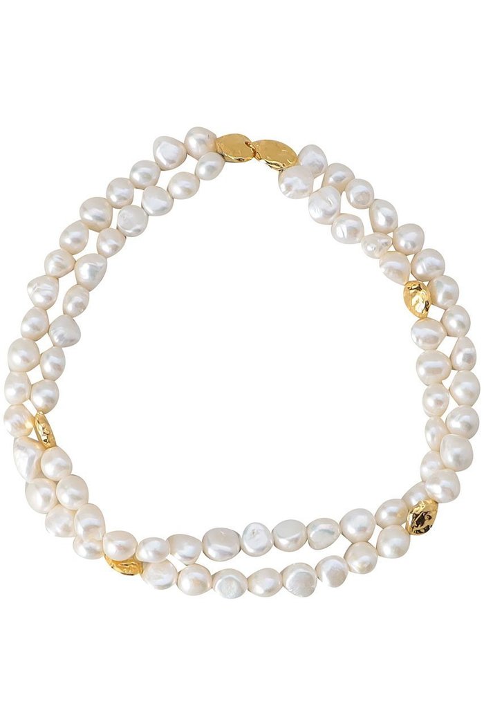 【プリーク/Preek】の【受注生産】BAROQUE PEARL DOUBLE ネックレス インテリア・キッズ・メンズ・レディースファッション・服の通販 founy(ファニー) https://founy.com/ ファッション Fashion レディースファッション Fashion for Women ジュエリー Jewelry ネックレス Necklaces & Pendants クラシカル Classical, Vintage-Inspired ネックレス Necklace, Pendant Necklace バロック Baroque, Baroque Design パール Pearl, Pearl Accent プレート Plate, Dish モチーフ Motif, Design Theme エレガント 上品 Elegant |ID: prp329100004613246 ipo3291000000036241122