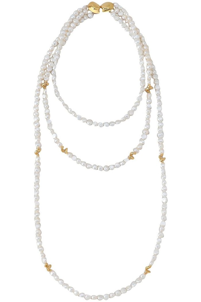 【プリーク/Preek】の【受注生産】BAROQUE PEARL TRIPLE LONG ネックレス インテリア・キッズ・メンズ・レディースファッション・服の通販 founy(ファニー) https://founy.com/ ファッション Fashion レディースファッション Fashion for Women ジュエリー Jewelry ネックレス Necklaces & Pendants クラシカル Classical, Vintage-Inspired ネックレス Necklace, Pendant Necklace バロック Baroque, Baroque Design パール Pearl, Pearl Accent モダン Modern, Contemporary ロング Long, Long-Length |ID: prp329100004613248 ipo3291000000033021151