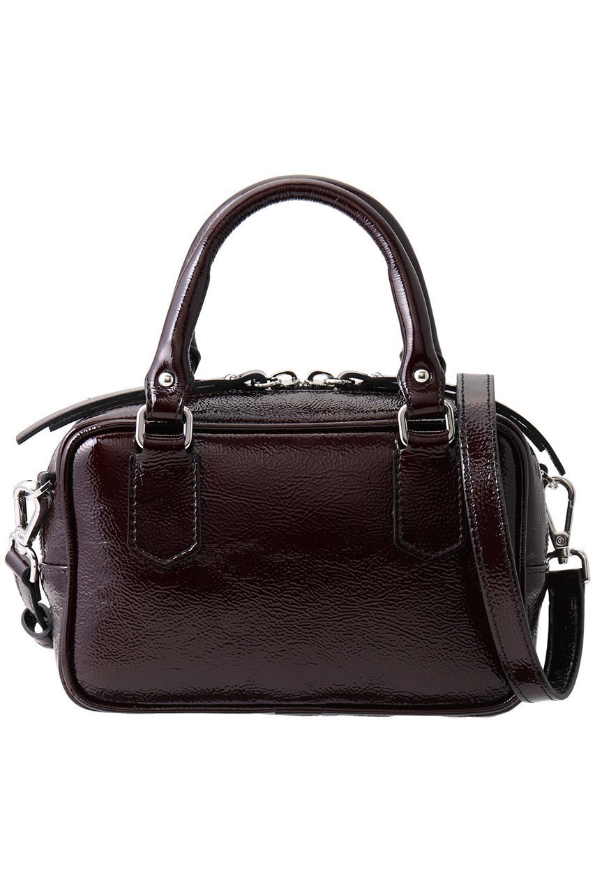 【ウィムガゼット/Whim Gazette】の【NOVIA】別注 MINI BOSTON インテリア・キッズ・メンズ・レディースファッション・服の通販 founy(ファニー) 　ファッション　Fashion　レディースファッション　Fashion for Women　バッグ　Bags　イタリア　Italy　エナメル　Patent Leather　コンパクト　Compact, Small Size　軽量　Lightweight, Ultra Light　シンプル　Simple, Minimal　スクエア　Square, Square Shape　フォルム　Silhouette, Form　ボストン　Boston　ボストンバッグ　Boston Bag, Retro Bag　ポケット　Pocket, Pocket Detail　別注　Limited Edition, Custom Order　A/W・秋冬　Autumn/Winter　ボルドー|ID: prp329100004613256 ipo3291000000035101719