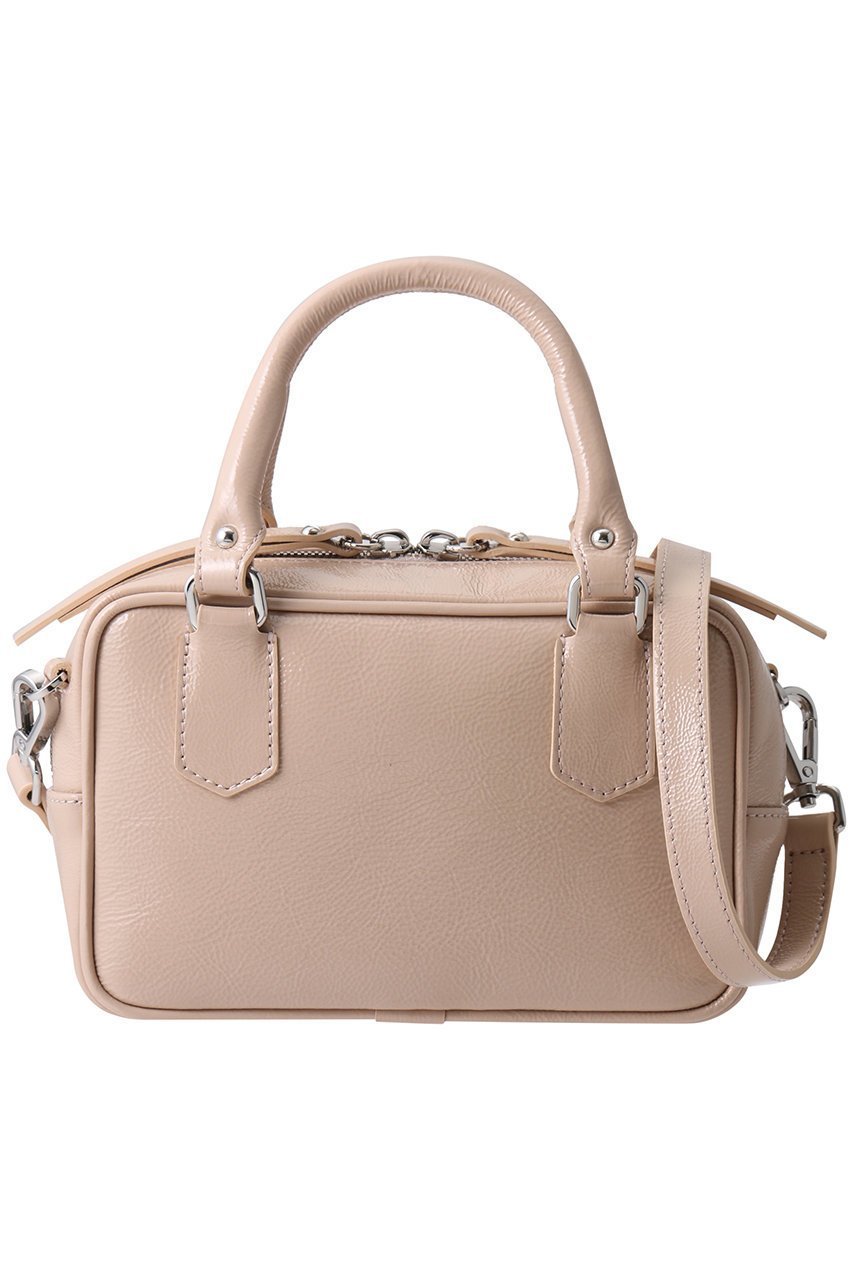 【ウィムガゼット/Whim Gazette】の【NOVIA】別注 MINI BOSTON インテリア・キッズ・メンズ・レディースファッション・服の通販 founy(ファニー) 　ファッション　Fashion　レディースファッション　Fashion for Women　バッグ　Bags　イタリア　Italy　エナメル　Patent Leather　コンパクト　Compact, Small Size　軽量　Lightweight, Ultra Light　シンプル　Simple, Minimal　スクエア　Square, Square Shape　フォルム　Silhouette, Form　ボストン　Boston　ボストンバッグ　Boston Bag, Retro Bag　ポケット　Pocket, Pocket Detail　別注　Limited Edition, Custom Order　A/W・秋冬　Autumn/Winter　ベージュ|ID: prp329100004613256 ipo3291000000035101720