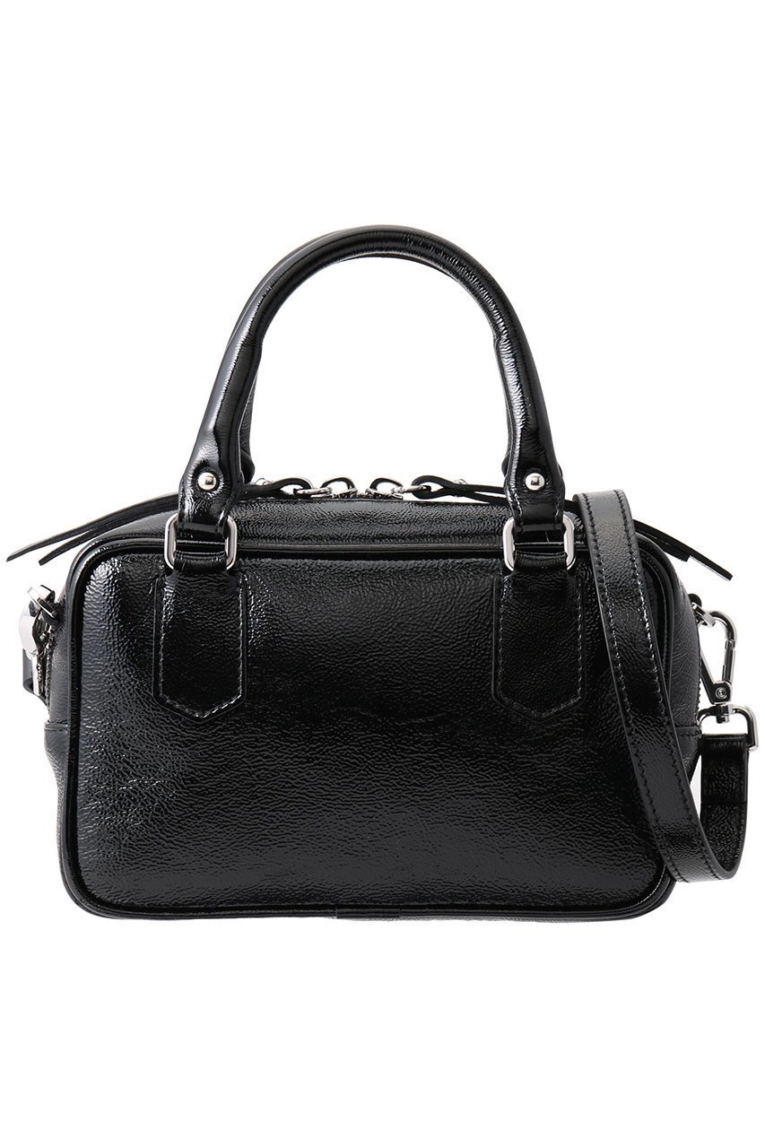 【ウィムガゼット/Whim Gazette】の【NOVIA】別注 MINI BOSTON インテリア・キッズ・メンズ・レディースファッション・服の通販 founy(ファニー) 　ファッション　Fashion　レディースファッション　Fashion for Women　バッグ　Bags　イタリア　Italy　エナメル　Patent Leather　コンパクト　Compact, Small Size　軽量　Lightweight, Ultra Light　シンプル　Simple, Minimal　スクエア　Square, Square Shape　フォルム　Silhouette, Form　ボストン　Boston　ボストンバッグ　Boston Bag, Retro Bag　ポケット　Pocket, Pocket Detail　別注　Limited Edition, Custom Order　A/W・秋冬　Autumn/Winter　ブラック|ID: prp329100004613256 ipo3291000000035101721