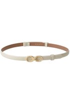 【アナイ/ANAYI】のダブルバックルスライドBELT オフホワイト|ID: prp329100004613258 ipo3291000000033021209