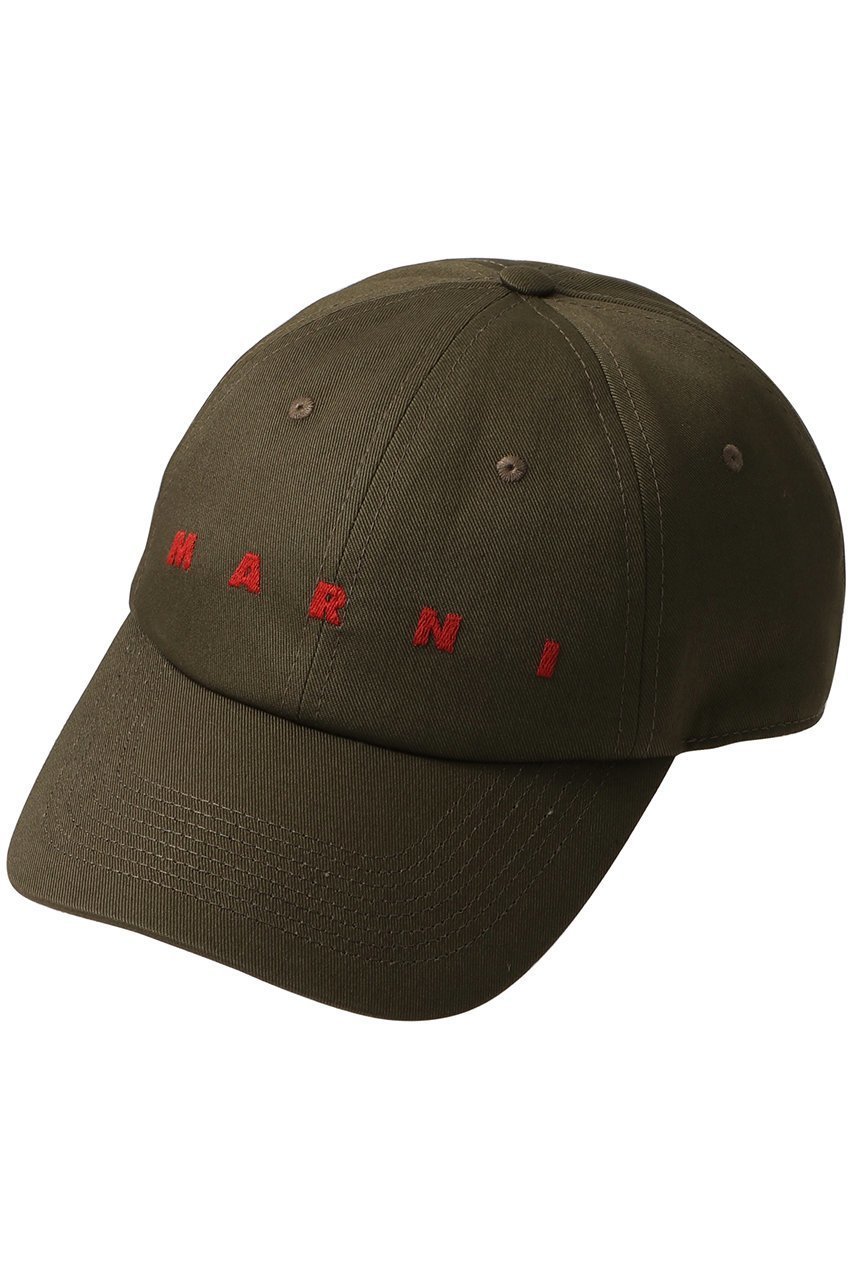 【マルニ/MARNI / MEN】の【MEN】ロゴ刺しゅうキャップ インテリア・キッズ・メンズ・レディースファッション・服の通販 founy(ファニー) 　ファッション　Fashion　メンズファッション　Fashion for Men　2025年　2025　2025-2026秋冬・A/W　Autumn/Winter 2025–26 AW25–26　ユニセックス　Unisex, Genderless　キャップ　Cap, Baseball Cap　帽子　Hat, Headwear　A/W・秋冬　Autumn/Winter　ディープセージ|ID: prp329100004613264 ipo3291000000033021243