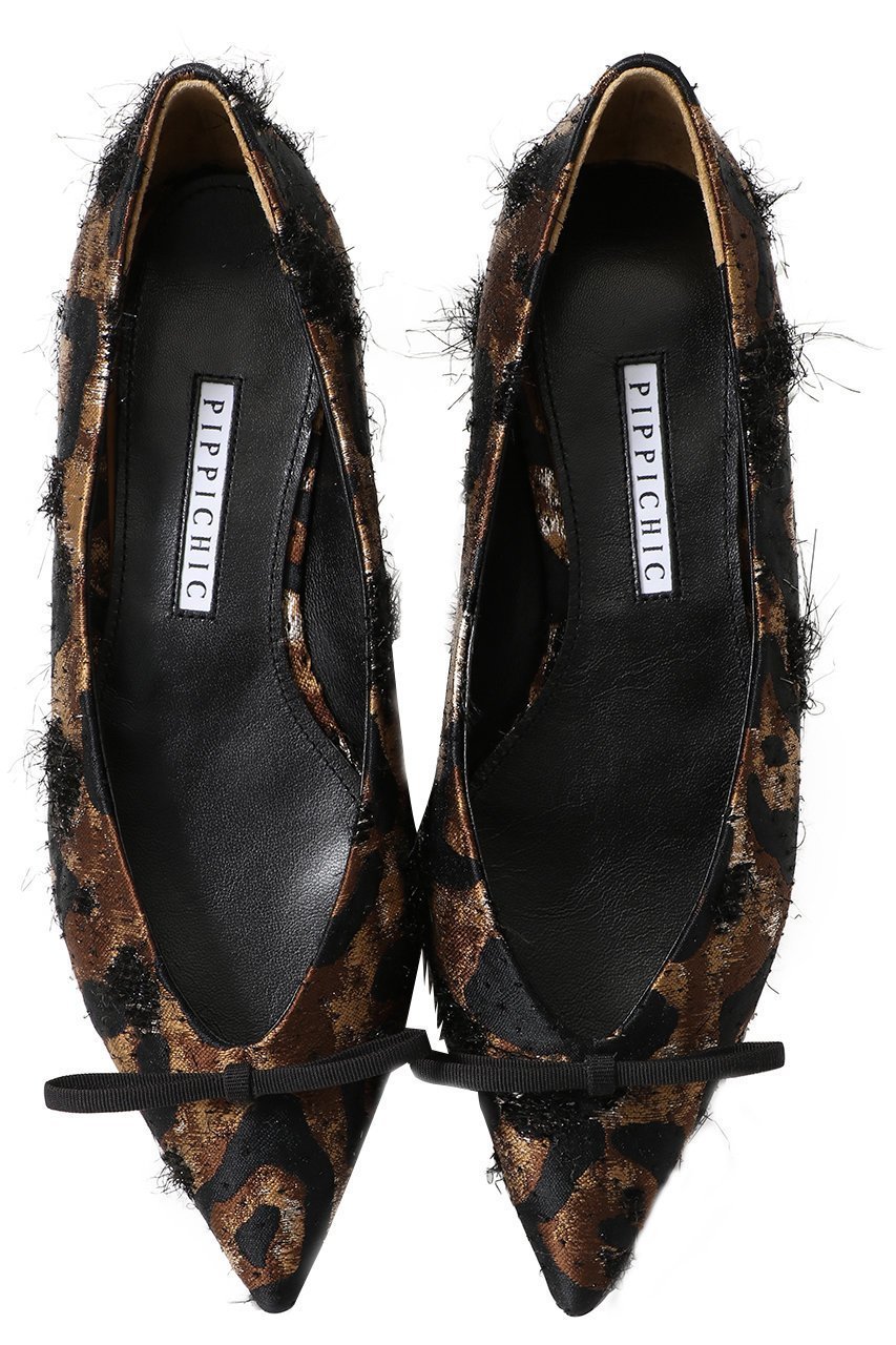 【ピッピシック/Pippichic】の【ELLE SHOP限定】NEW ANNA Re-born ジャカードフラットシューズ 人気、トレンドファッション・服の通販 founy(ファニー) 　ファッション　Fashion　レディースファッション　Fashion for Women　シューズ　Shoes, Footwear　ジャカード／ジャガード　Jacquard, Woven Pattern　パーティ　Party, Party Style　フラット　Flat, Flat Shoes　レオパード　Leopard, Animal Print　 other-1|ID: prp329100004613266 ipo3291000000035864754