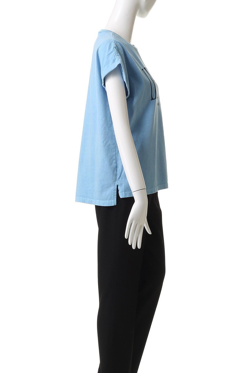 【アルアバイル/allureville】のピグメントダイターンバックSL T A 人気、トレンドファッション・服の通販 founy(ファニー) 　ファッション　Fashion　レディースファッション　Fashion for Women　トップス・カットソー　Cut & Sew Tops　シャツ・ブラウス・オフィスカジュアル　Elegant Blouses & Button-Ups　ロングTシャツ・Tシャツ　Longline T-Shirts & Tees　カットソー・ベーシックTシャツ　Cut-and-Sewn Tops / Stretch Tees & Basics　2025年　2025　2025-2026秋冬・A/W　Autumn/Winter 2025–26 AW25–26　おすすめ　Recommended / Our Picks　サロペット　Overalls, Salopette　ショート　Short, Short Length　スタイリッシュ　Stylish, Fashionable　スリーブ　Sleeve, Long Sleeve / Short Sleeve　ハーフ　Half, Half-Length　フロント　Front, Front Design　プリント　Print, Printed Pattern　ロング　Long, Long-Length　A/W・秋冬　Autumn/Winter　other-3|ID: prp329100004613270 ipo3291000000033021286