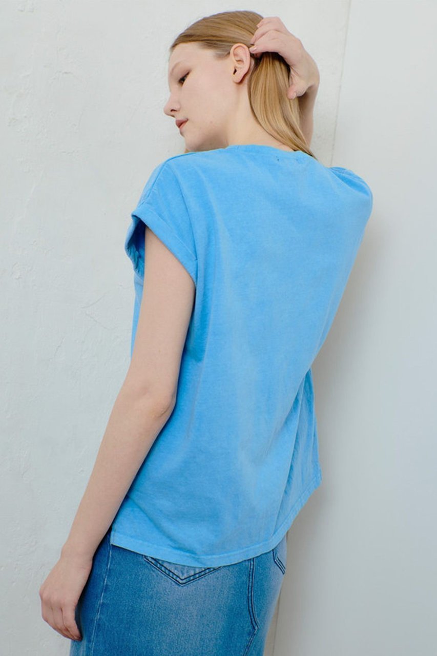 【アルアバイル/allureville】のピグメントダイターンバックSL T A 人気、トレンドファッション・服の通販 founy(ファニー) ファッション Fashion レディースファッション Fashion for Women トップス・カットソー Cut & Sew Tops シャツ・ブラウス・オフィスカジュアル Elegant Blouses & Button-Ups ロングTシャツ・Tシャツ Longline T-Shirts & Tees カットソー・ベーシックTシャツ Cut-and-Sewn Tops / Stretch Tees & Basics おすすめ Recommended / Our Picks サロペット Overalls, Salopette ショート Short, Short Length スタイリッシュ Stylish, Fashionable スリーブ Sleeve, Long Sleeve / Short Sleeve ハーフ Half, Half-Length フロント Front, Front Design プリント Print, Printed Pattern ロング Long, Long-Length other-8|ID: prp329100004613270 ipo3291000000035461798