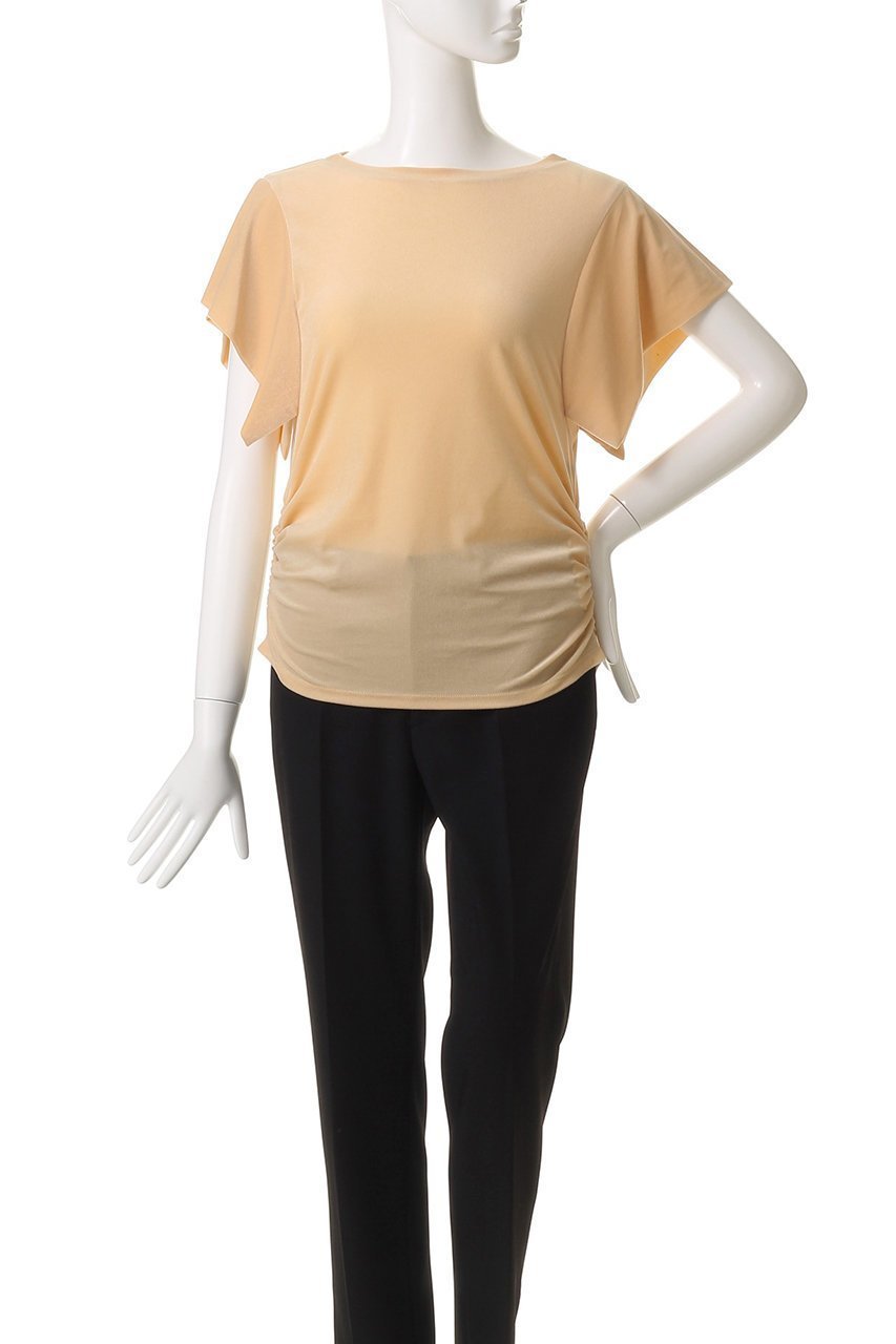 【アルアバイル/allureville】のベロアTOPS 人気、トレンドファッション・服の通販 founy(ファニー) 　ファッション　Fashion　レディースファッション　Fashion for Women　トップス・カットソー　Cut & Sew Tops　シャツ・ブラウス・オフィスカジュアル　Elegant Blouses & Button-Ups　ロングTシャツ・Tシャツ　Longline T-Shirts & Tees　カットソー・ベーシックTシャツ　Cut-and-Sewn Tops / Stretch Tees & Basics　ベロアトップス　Velour Tops / Velvet-Look Items　2025年　2025　2025-2026秋冬・A/W　Autumn/Winter 2025–26 AW25–26　エレガント 上品　Elegant　ギャザー　Gathered, Ruffled　ショート　Short, Short Length　ジャケット　Jacket, Outerwear　スリーブ　Sleeve, Long Sleeve / Short Sleeve　ドレープ　Drape, Draping Fabric　フェミニン　Feminine, Girly　ベロア　Velour, Soft Velvet　A/W・秋冬　Autumn/Winter　other-2|ID: prp329100004613276 ipo3291000000033021323
