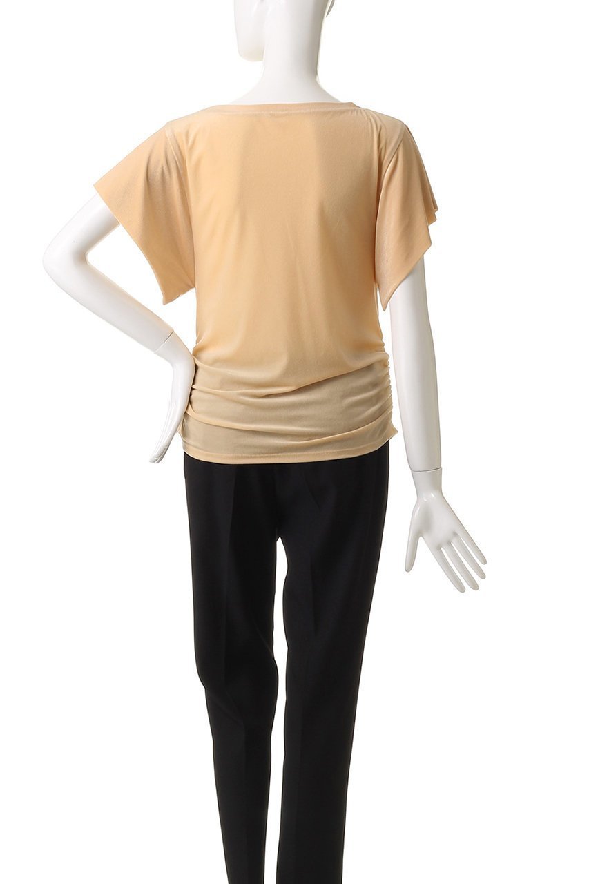 【アルアバイル/allureville】のベロアTOPS 人気、トレンドファッション・服の通販 founy(ファニー) 　ファッション　Fashion　レディースファッション　Fashion for Women　トップス・カットソー　Cut & Sew Tops　シャツ・ブラウス・オフィスカジュアル　Elegant Blouses & Button-Ups　ロングTシャツ・Tシャツ　Longline T-Shirts & Tees　カットソー・ベーシックTシャツ　Cut-and-Sewn Tops / Stretch Tees & Basics　ベロアトップス　Velour Tops / Velvet-Look Items　2025年　2025　2025-2026秋冬・A/W　Autumn/Winter 2025–26 AW25–26　エレガント 上品　Elegant　ギャザー　Gathered, Ruffled　ショート　Short, Short Length　ジャケット　Jacket, Outerwear　スリーブ　Sleeve, Long Sleeve / Short Sleeve　ドレープ　Drape, Draping Fabric　フェミニン　Feminine, Girly　ベロア　Velour, Soft Velvet　A/W・秋冬　Autumn/Winter　other-4|ID: prp329100004613276 ipo3291000000033021326