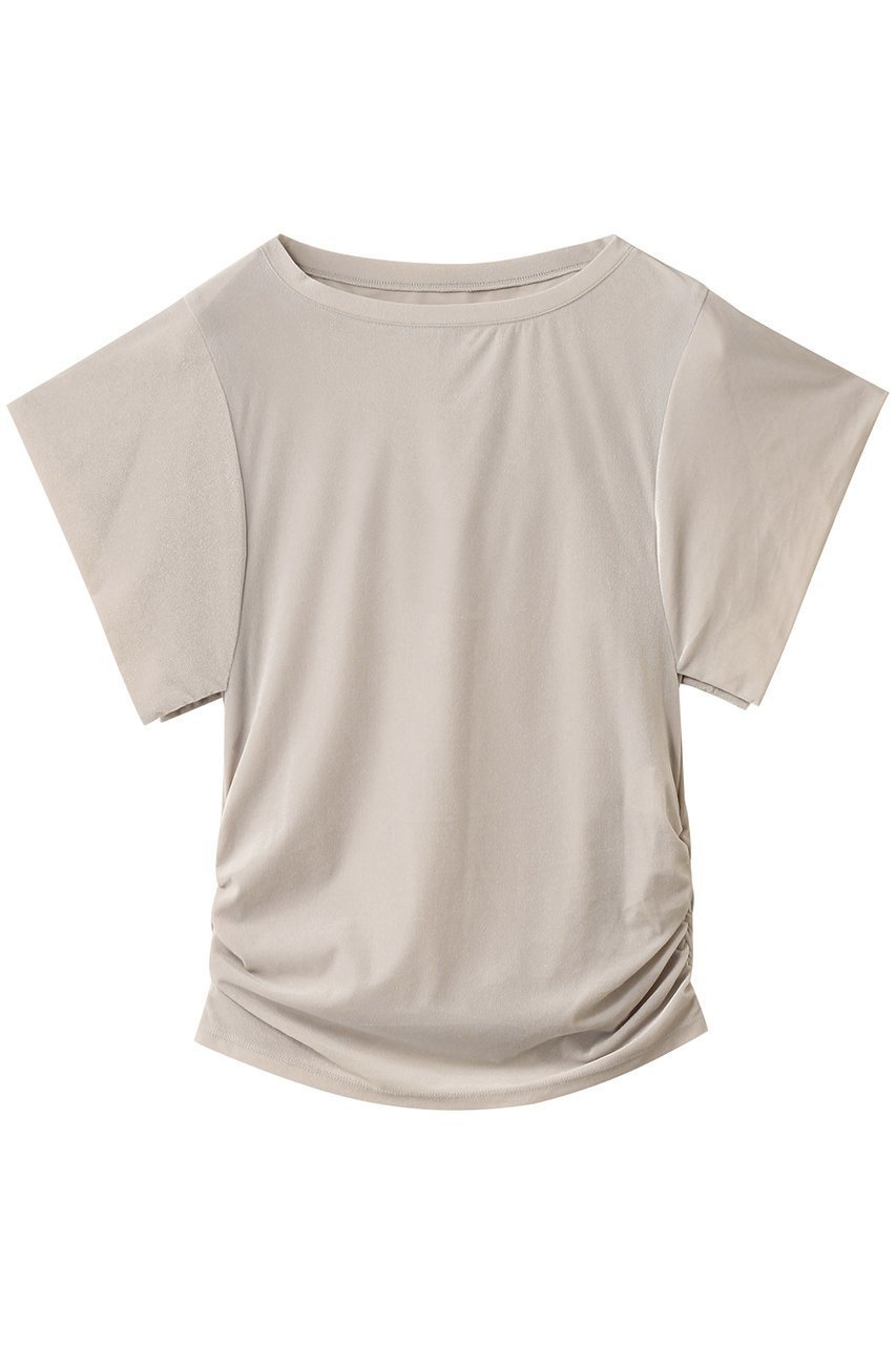 【アルアバイル/allureville】のベロアTOPS 人気、トレンドファッション・服の通販 founy(ファニー) 　ファッション　Fashion　レディースファッション　Fashion for Women　トップス・カットソー　Cut & Sew Tops　シャツ・ブラウス・オフィスカジュアル　Elegant Blouses & Button-Ups　ロングTシャツ・Tシャツ　Longline T-Shirts & Tees　カットソー・ベーシックTシャツ　Cut-and-Sewn Tops / Stretch Tees & Basics　ベロアトップス　Velour Tops / Velvet-Look Items　エレガント 上品　Elegant　ギャザー　Gathered, Ruffled　ショート　Short, Short Length　ジャケット　Jacket, Outerwear　スリーブ　Sleeve, Long Sleeve / Short Sleeve　ドレープ　Drape, Draping Fabric　フェミニン　Feminine, Girly　ベロア　Velour, Soft Velvet　 other-1|ID: prp329100004613276 ipo3291000000036038184