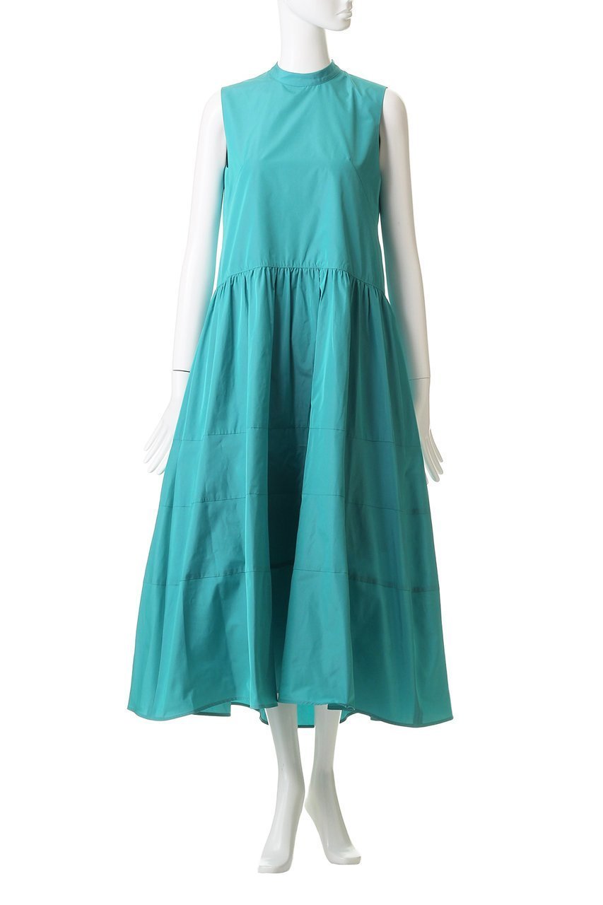 【アルアバイル/allureville】の【Loulou Willoughby】バックリボンタフタワンピース 人気、トレンドファッション・服の通販 founy(ファニー) 　ファッション　Fashion　レディースファッション　Fashion for Women　ワンピース　Dresses　チュニック　Tunic Tops & Dresses　エレガント 上品　Elegant　シンプル　Simple, Minimal　タフタ　Taffeta, Structured Fabric　チュニック　Tunic, Long Top　ノースリーブ　Sleeveless, No-Sleeve　リボン　Ribbon, Bow　ロング　Long, Long-Length　other-2|ID: prp329100004613283 ipo3291000000036241156