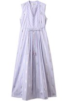 【ヌキテパ/NE QUITTEZ PAS】のCOTTON POPLIN STRIPE ホイル プリント ノースリーブ ドレス 人気、トレンドファッション・服の通販 founy(ファニー) ファッション Fashion レディースファッション Fashion for Women ワンピース Dresses フォーマル・パーティードレス・結婚式用ドレス Elegant & Casual Dresses チュニック Tunic Tops & Dresses 2025年 2025 2025-2026秋冬・A/W Autumn/Winter 2025–26 AW25–26 ギャザー Gathered, Ruffled ストライプ Stripe, Striped Pattern チュニック Tunic, Long Top ドレス Dress, One-Piece ノースリーブ Sleeveless, No-Sleeve プリント Print, Printed Pattern ロング Long, Long-Length A/W・秋冬 Autumn/Winter thumbnail ライラック|ID: prp329100004613287 ipo3291000000033021399