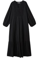 【ヌキテパ/NE QUITTEZ PAS】のCOTTON ジャカード レース ヨーク ドレス 人気、トレンドファッション・服の通販 founy(ファニー) ファッション Fashion レディースファッション Fashion for Women ワンピース Dresses フォーマル・パーティードレス・結婚式用ドレス Elegant & Casual Dresses チュニック Tunic Tops & Dresses 2025年 2025 2025-2026秋冬・A/W Autumn/Winter 2025–26 AW25–26 サンダル Sandals, Summer Shoes シューズ Shoes, Footwear ジャカード／ジャガード Jacquard, Woven Pattern スリット Slit, Slit Detail チュニック Tunic, Long Top ドレス Dress, One-Piece パーティ Party, Party Style フラット Flat, Flat Shoes ヨーク Yoke, Yoke Design リラックス Relax, Relaxed Fit レース Lace, Lace Fabric ロング Long, Long-Length エレガント 上品 Elegant A/W・秋冬 Autumn/Winter |ID:prp329100004613289