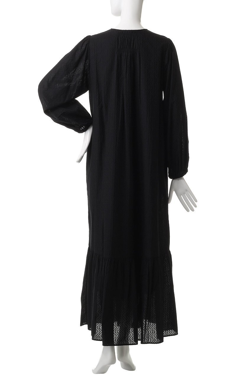 【ヌキテパ/NE QUITTEZ PAS】のCOTTON ジャカード レース ヨーク ドレス 人気、トレンドファッション・服の通販 founy(ファニー) 　ファッション　Fashion　レディースファッション　Fashion for Women　ワンピース　Dresses　フォーマル・パーティードレス・結婚式用ドレス　Elegant & Casual Dresses　チュニック　Tunic Tops & Dresses　2025年　2025　2025-2026秋冬・A/W　Autumn/Winter 2025–26 AW25–26　サンダル　Sandals, Summer Shoes　シューズ　Shoes, Footwear　ジャカード／ジャガード　Jacquard, Woven Pattern　スリット　Slit, Slit Detail　チュニック　Tunic, Long Top　ドレス　Dress, One-Piece　パーティ　Party, Party Style　フラット　Flat, Flat Shoes　ヨーク　Yoke, Yoke Design　リラックス　Relax, Relaxed Fit　レース　Lace, Lace Fabric　ロング　Long, Long-Length　エレガント 上品　Elegant　A/W・秋冬　Autumn/Winter　other-4|ID: prp329100004613289 ipo3291000000033021414