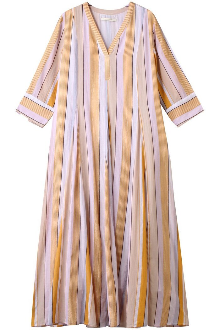 【ヌキテパ/NE QUITTEZ PAS】のCOTTON VOILE STRIPE パネル ドレス インテリア・キッズ・メンズ・レディースファッション・服の通販 founy(ファニー) https://founy.com/ ファッション Fashion レディースファッション Fashion for Women ワンピース Dresses フォーマル・パーティードレス・結婚式用ドレス Elegant & Casual Dresses チュニック Tunic Tops & Dresses 2025年 2025 2025-2026秋冬・A/W Autumn/Winter 2025–26 AW25–26 エアリー Airy Texture ストライプ Stripe, Striped Pattern チュニック Tunic, Long Top ドレス Dress, One-Piece リゾート Resort, Vacation Style ロング Long, Long-Length A/W・秋冬 Autumn/Winter |ID: prp329100004613290 ipo3291000000033021416