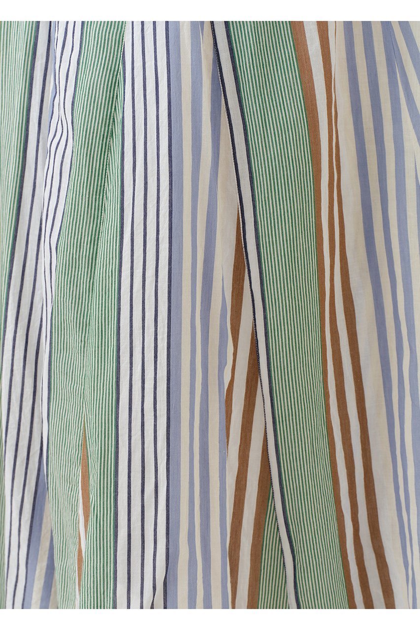 【ヌキテパ/NE QUITTEZ PAS】のCOTTON VOILE STRIPE パネル ドレス 人気、トレンドファッション・服の通販 founy(ファニー) 　ファッション　Fashion　レディースファッション　Fashion for Women　ワンピース　Dresses　フォーマル・パーティードレス・結婚式用ドレス　Elegant & Casual Dresses　チュニック　Tunic Tops & Dresses　2025年　2025　2025-2026秋冬・A/W　Autumn/Winter 2025–26 AW25–26　エアリー　Airy Texture　ストライプ　Stripe, Striped Pattern　チュニック　Tunic, Long Top　ドレス　Dress, One-Piece　リゾート　Resort, Vacation Style　ロング　Long, Long-Length　A/W・秋冬　Autumn/Winter　other-7|ID: prp329100004613290 ipo3291000000033216960