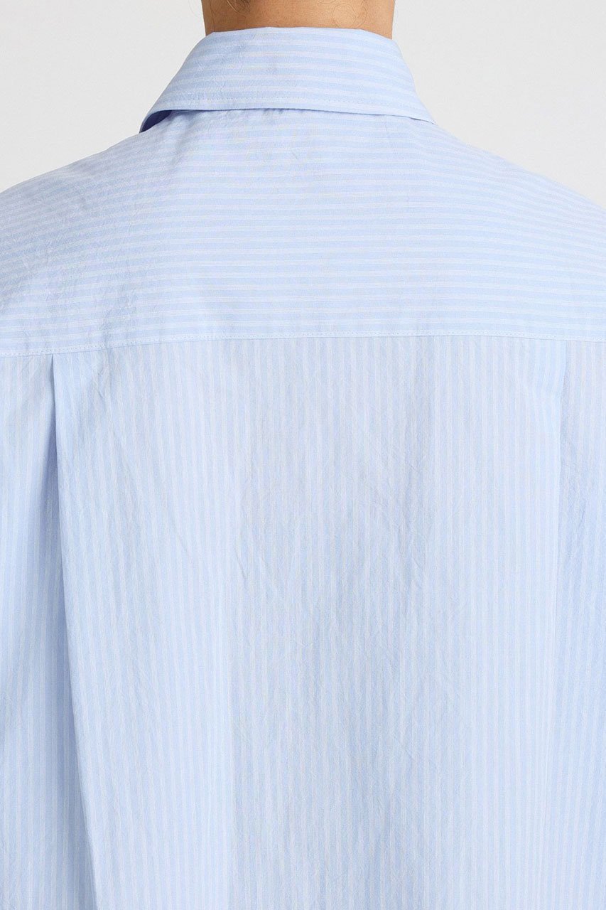【ブリル/BRILL】のストライプオーバーシャツ 人気、トレンドファッション・服の通販 founy(ファニー) 　ファッション　Fashion　レディースファッション　Fashion for Women　トップス・カットソー　Cut & Sew Tops　シャツ・ブラウス・オフィスカジュアル　Elegant Blouses & Button-Ups　イタリア　Italy　スタンダード　Standard, Basic　スリーブ　Sleeve, Long Sleeve / Short Sleeve　ロング　Long, Long-Length　新作・新入荷　New Arrivals / New In　other-7|ID: prp329100004613293 ipo3291000000033021451