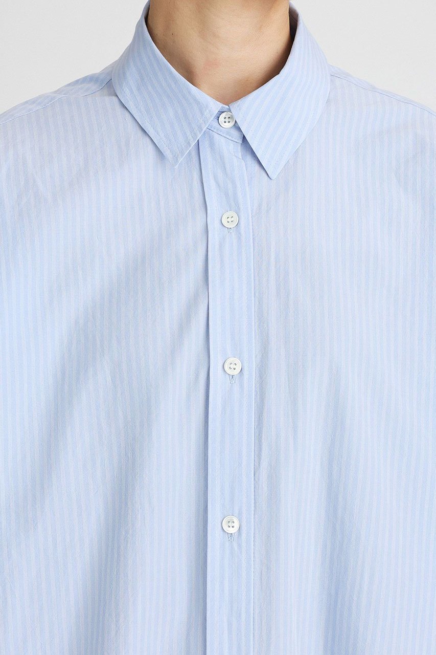 【ブリル/BRILL】のストライプオーバーシャツ 人気、トレンドファッション・服の通販 founy(ファニー) 　ファッション　Fashion　レディースファッション　Fashion for Women　トップス・カットソー　Cut & Sew Tops　シャツ・ブラウス・オフィスカジュアル　Elegant Blouses & Button-Ups　イタリア　Italy　スタンダード　Standard, Basic　スリーブ　Sleeve, Long Sleeve / Short Sleeve　ロング　Long, Long-Length　新作・新入荷　New Arrivals / New In　other-8|ID: prp329100004613293 ipo3291000000033021452