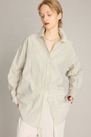 【ブリル/BRILL】のストライプオーバーシャツ 人気、トレンドファッション・服の通販 founy(ファニー) ファッション Fashion レディースファッション Fashion for Women トップス・カットソー Cut & Sew Tops シャツ・ブラウス・オフィスカジュアル Elegant Blouses & Button-Ups イタリア Italy スタンダード Standard, Basic スリーブ Sleeve, Long Sleeve / Short Sleeve ロング Long, Long-Length |ID:prp329100004613293