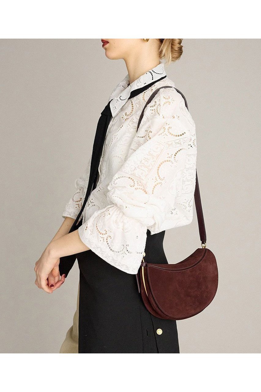 【ブリル/BRILL】のシシュウフラットカラーブラウス 人気、トレンドファッション・服の通販 founy(ファニー) 　ファッション　Fashion　レディースファッション　Fashion for Women　トップス・カットソー　Cut & Sew Tops　シャツ・ブラウス・オフィスカジュアル　Elegant Blouses & Button-Ups　おすすめ　Recommended / Our Picks　スリーブ　Sleeve, Long Sleeve / Short Sleeve　ロング　Long, Long-Length　新作・新入荷　New Arrivals / New In　other-3|ID: prp329100004613294 ipo3291000000033021457