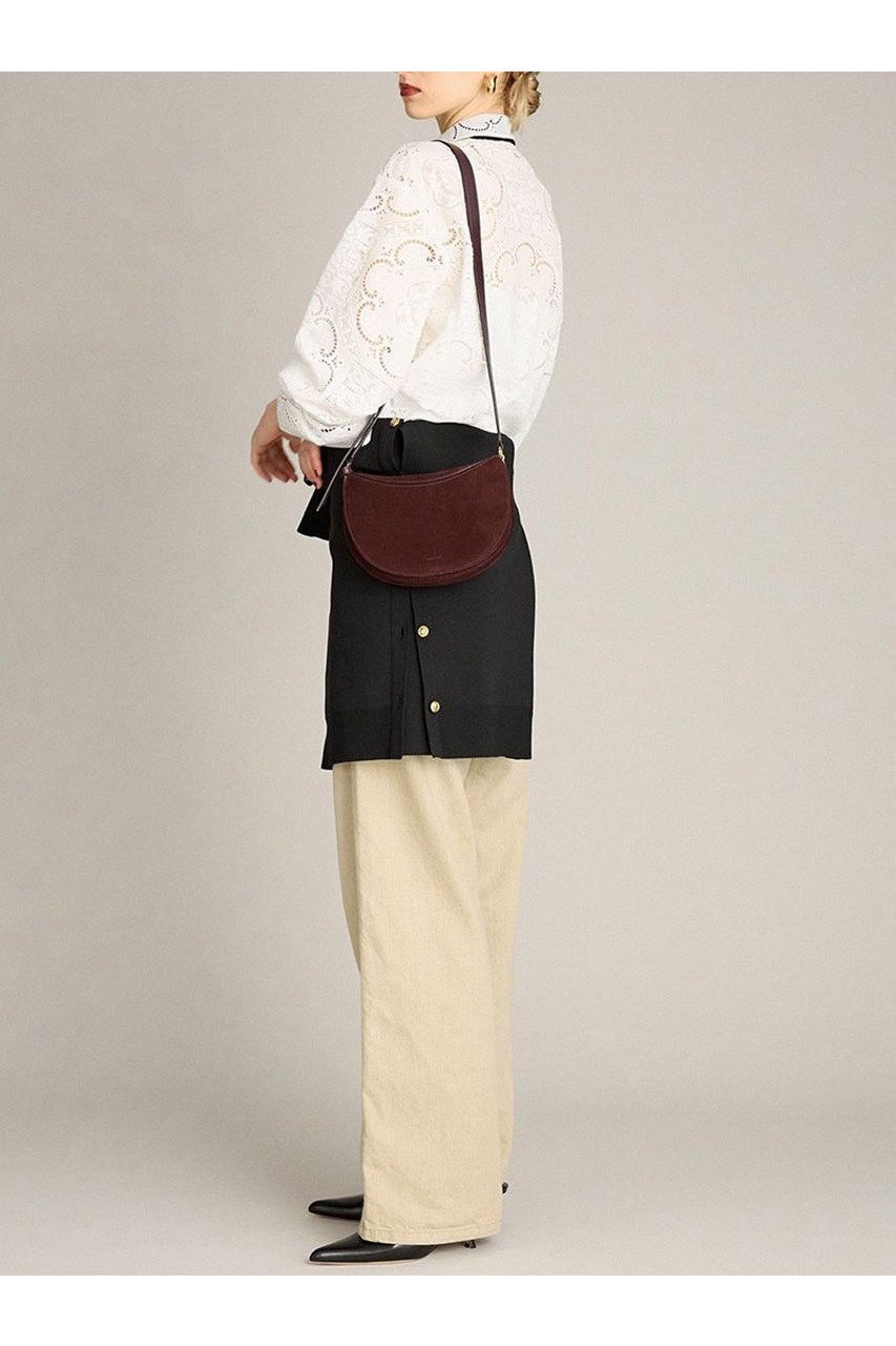 【ブリル/BRILL】のシシュウフラットカラーブラウス 人気、トレンドファッション・服の通販 founy(ファニー) 　ファッション　Fashion　レディースファッション　Fashion for Women　トップス・カットソー　Cut & Sew Tops　シャツ・ブラウス・オフィスカジュアル　Elegant Blouses & Button-Ups　おすすめ　Recommended / Our Picks　スリーブ　Sleeve, Long Sleeve / Short Sleeve　ロング　Long, Long-Length　新作・新入荷　New Arrivals / New In　other-6|ID: prp329100004613294 ipo3291000000033021463