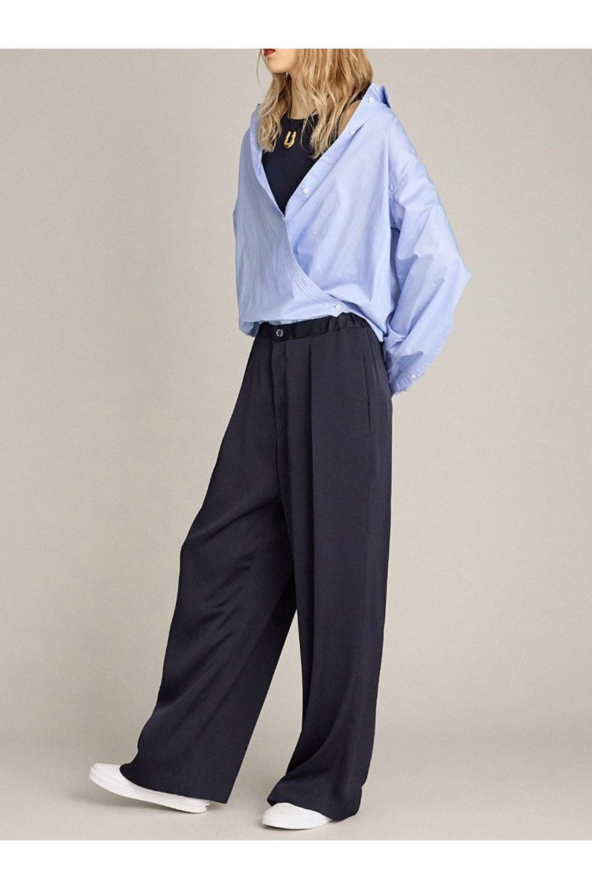 【ブリル/BRILL】のワイドスリーブシャツ 人気、トレンドファッション・服の通販 founy(ファニー) 　ファッション　Fashion　レディースファッション　Fashion for Women　トップス・カットソー　Cut & Sew Tops　シャツ・ブラウス・オフィスカジュアル　Elegant Blouses & Button-Ups　カシュクール　Wrap Design　スリーブ　Sleeve, Long Sleeve / Short Sleeve　リラックス　Relax, Relaxed Fit　ロング　Long, Long-Length　ワッシャー　Washer, Crinkled Finish　新作・新入荷　New Arrivals / New In　other-7|ID: prp329100004613296 ipo3291000000033021480