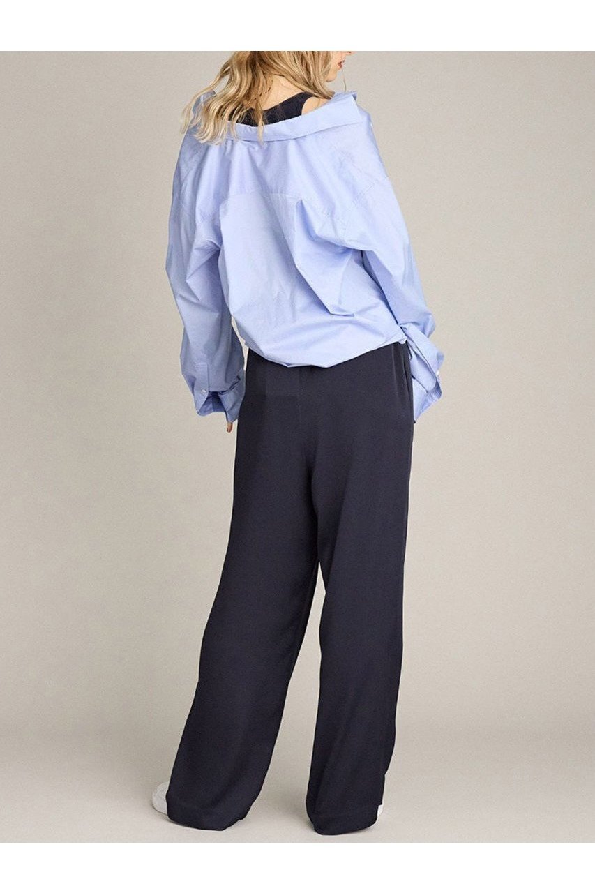 【ブリル/BRILL】のワイドスリーブシャツ 人気、トレンドファッション・服の通販 founy(ファニー) 　ファッション　Fashion　レディースファッション　Fashion for Women　トップス・カットソー　Cut & Sew Tops　シャツ・ブラウス・オフィスカジュアル　Elegant Blouses & Button-Ups　カシュクール　Wrap Design　スリーブ　Sleeve, Long Sleeve / Short Sleeve　リラックス　Relax, Relaxed Fit　ロング　Long, Long-Length　ワッシャー　Washer, Crinkled Finish　新作・新入荷　New Arrivals / New In　other-8|ID: prp329100004613296 ipo3291000000033021481