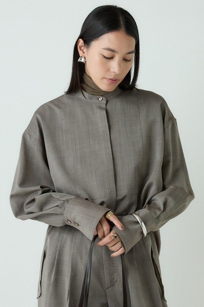 【カオス/Chaos】のオルトシャツ 人気、トレンドファッション・服の通販 founy(ファニー) 　ファッション　Fashion　レディースファッション　Fashion for Women　トップス・カットソー　Cut & Sew Tops　シャツ・ブラウス・オフィスカジュアル　Elegant Blouses & Button-Ups　カフス　Cuff Design　クラシカル　Classical, Vintage-Inspired　スリーブ　Sleeve, Long Sleeve / Short Sleeve　ドレス　Dress, One-Piece　モダン　Modern, Contemporary　ロング　Long, Long-Length　秋　Autumn　A/W・秋冬　Autumn/Winter　other-7|ID: prp329100004613298 ipo3291000000034628370