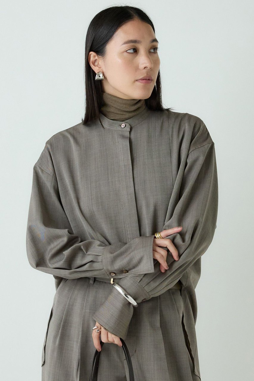 【カオス/Chaos】のオルトシャツ 人気、トレンドファッション・服の通販 founy(ファニー) 　ファッション　Fashion　レディースファッション　Fashion for Women　トップス・カットソー　Cut & Sew Tops　シャツ・ブラウス・オフィスカジュアル　Elegant Blouses & Button-Ups　カフス　Cuff Design　クラシカル　Classical, Vintage-Inspired　スリーブ　Sleeve, Long Sleeve / Short Sleeve　ドレス　Dress, One-Piece　モダン　Modern, Contemporary　ロング　Long, Long-Length　秋　Autumn　A/W・秋冬　Autumn/Winter　other-8|ID: prp329100004613298 ipo3291000000034628371