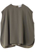 【プルミエ アロンディスモン/1er Arrondissement】のジョーゼットフレンチスリーブブラウス カーキ|ID: prp329100004613300 ipo3291000000033021490