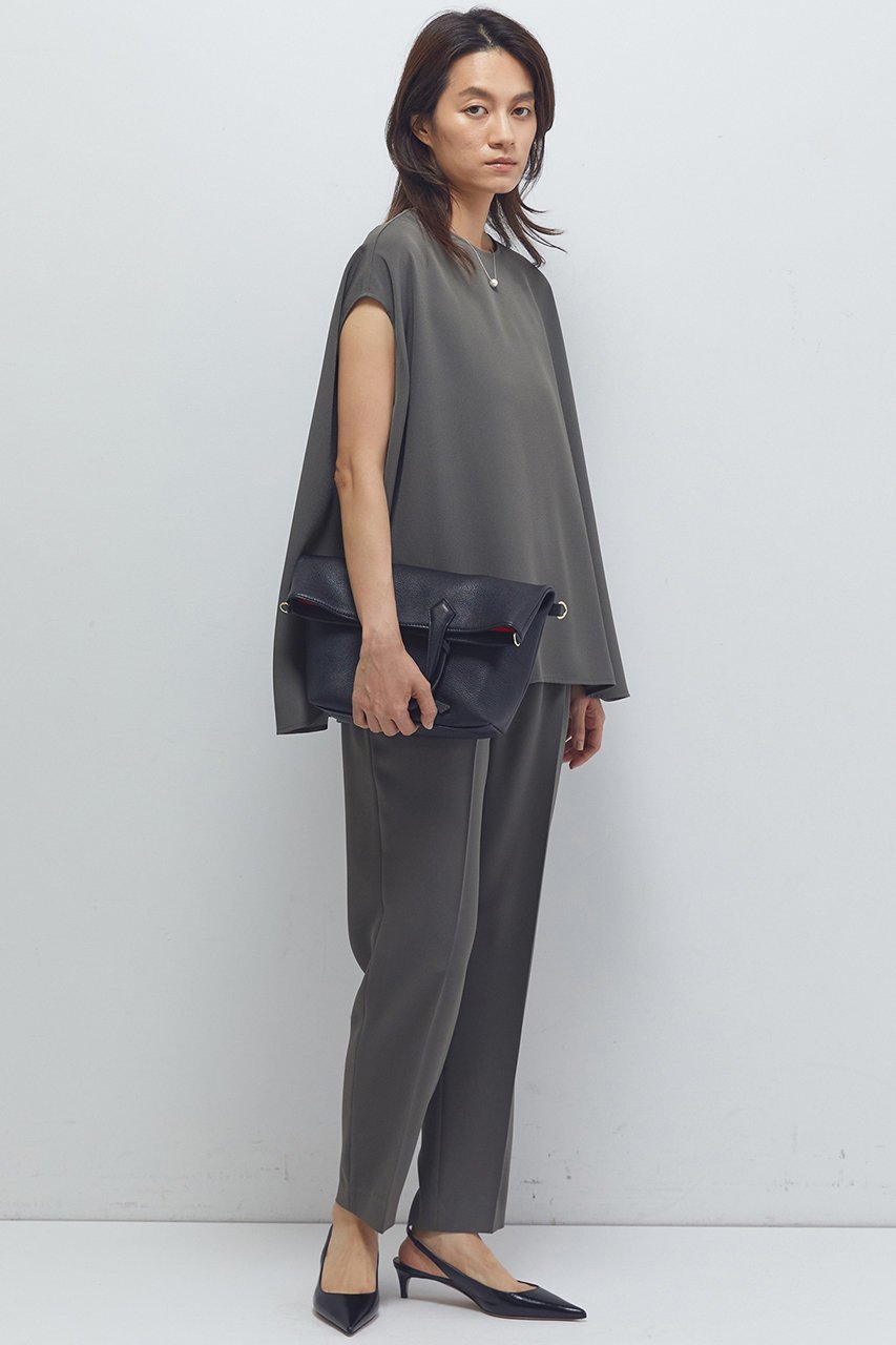 【プルミエ アロンディスモン/1er Arrondissement】のジョーゼットフレンチスリーブブラウス 人気、トレンドファッション・服の通販 founy(ファニー) 　ファッション　Fashion　レディースファッション　Fashion for Women　トップス・カットソー　Cut & Sew Tops　シャツ・ブラウス・オフィスカジュアル　Elegant Blouses & Button-Ups　おすすめ　Recommended / Our Picks　エレガント 上品　Elegant　ショート　Short, Short Length　ジョーゼット　Georgette, Semi-Sheer Fabric　スリット　Slit, Slit Detail　スリーブ　Sleeve, Long Sleeve / Short Sleeve　タイトスカート　Pencil Skirt, Tight Skirt　デニム　Denim, Jeans Material　ドレープ　Drape, Draping Fabric　フレンチ　French, French Style　再入荷　Restock / Back in Stock　other-8|ID: prp329100004613300 ipo3291000000035461824