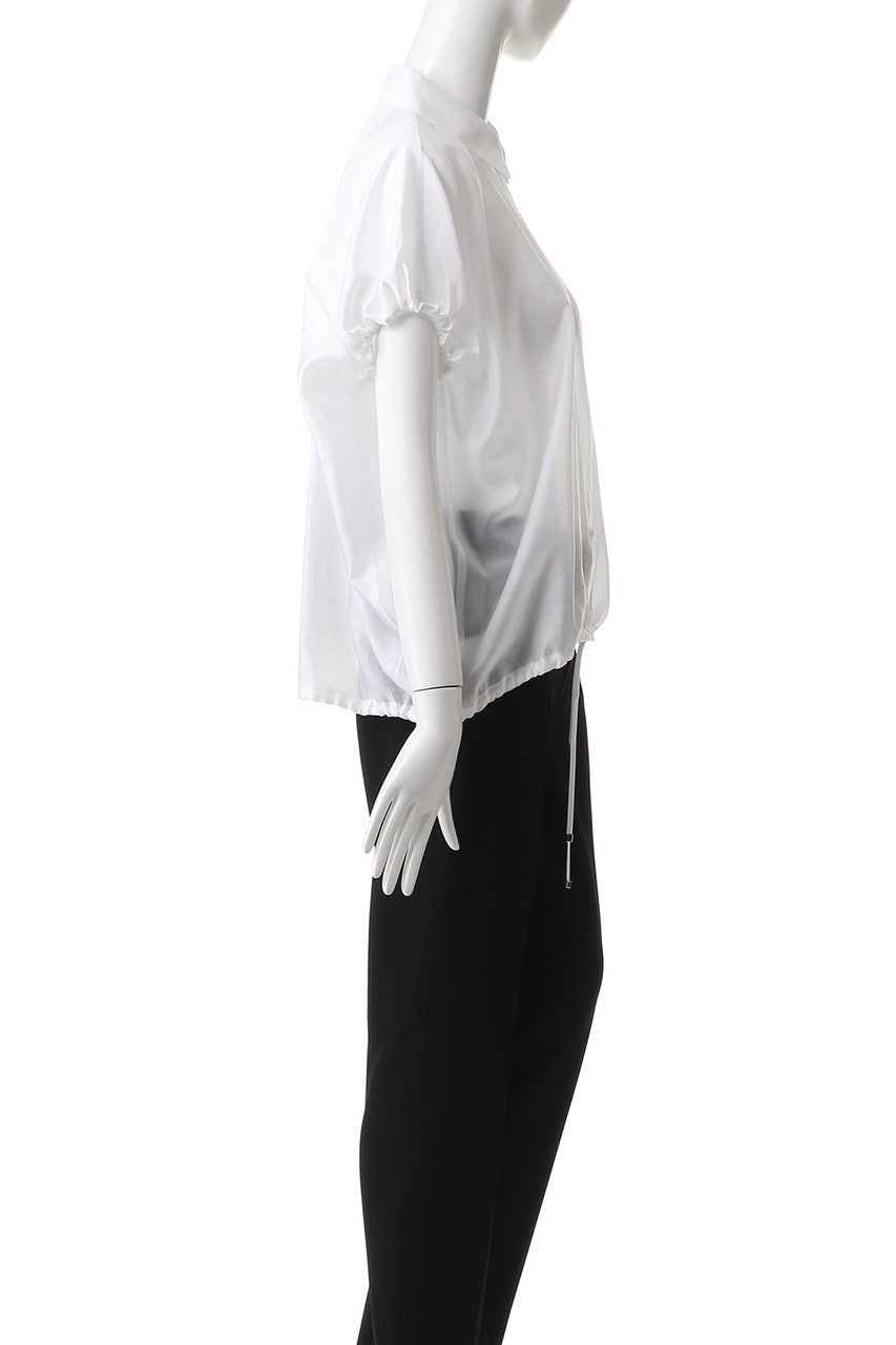 【アルアバイル/allureville】のシアードロストブラウス 人気、トレンドファッション・服の通販 founy(ファニー) 　ファッション　Fashion　レディースファッション　Fashion for Women　トップス・カットソー　Cut & Sew Tops　シャツ・ブラウス・オフィスカジュアル　Elegant Blouses & Button-Ups　2025年　2025　2025-2026秋冬・A/W　Autumn/Winter 2025–26 AW25–26　エアリー　Airy Texture　ギャザー　Gathered, Ruffled　ショート　Short, Short Length　スリーブ　Sleeve, Long Sleeve / Short Sleeve　ドローストリング　Drawstring, Pull Cord　エレガント 上品　Elegant　A/W・秋冬　Autumn/Winter　other-3|ID: prp329100004613304 ipo3291000000033021517