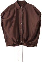 【アルアバイル/allureville】のシアードロストブラウス 人気、トレンドファッション・服の通販 founy(ファニー) ファッション Fashion レディースファッション Fashion for Women トップス・カットソー Cut & Sew Tops シャツ・ブラウス・オフィスカジュアル Elegant Blouses & Button-Ups エアリー Airy Texture ギャザー Gathered, Ruffled ショート Short, Short Length スリーブ Sleeve, Long Sleeve / Short Sleeve ドローストリング Drawstring, Pull Cord エレガント 上品 Elegant thumbnail ブラウン|ID: prp329100004613304 ipo3291000000036241192