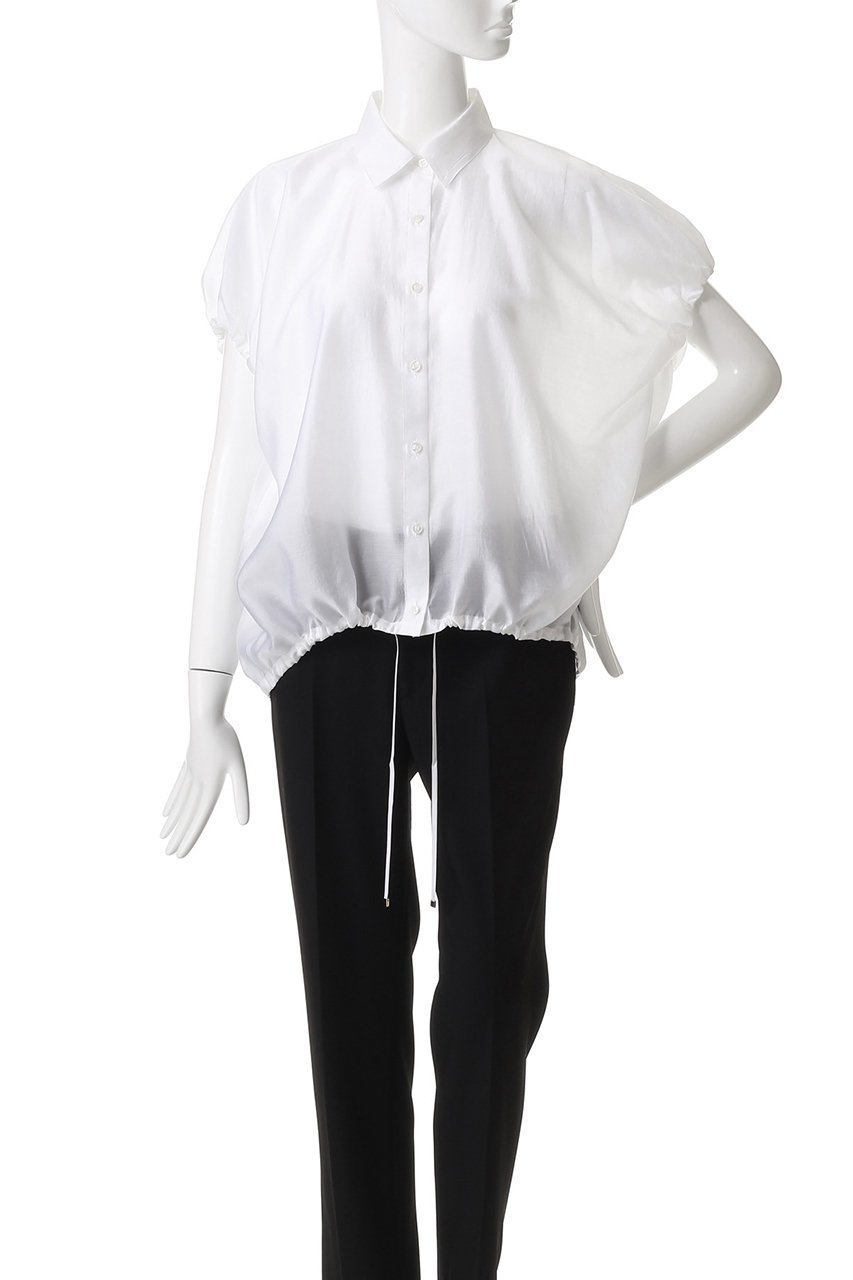 【アルアバイル/allureville】のシアードロストブラウス 人気、トレンドファッション・服の通販 founy(ファニー) 　ファッション　Fashion　レディースファッション　Fashion for Women　トップス・カットソー　Cut & Sew Tops　シャツ・ブラウス・オフィスカジュアル　Elegant Blouses & Button-Ups　エアリー　Airy Texture　ギャザー　Gathered, Ruffled　ショート　Short, Short Length　スリーブ　Sleeve, Long Sleeve / Short Sleeve　ドローストリング　Drawstring, Pull Cord　エレガント 上品　Elegant　other-2|ID: prp329100004613304 ipo3291000000036241193