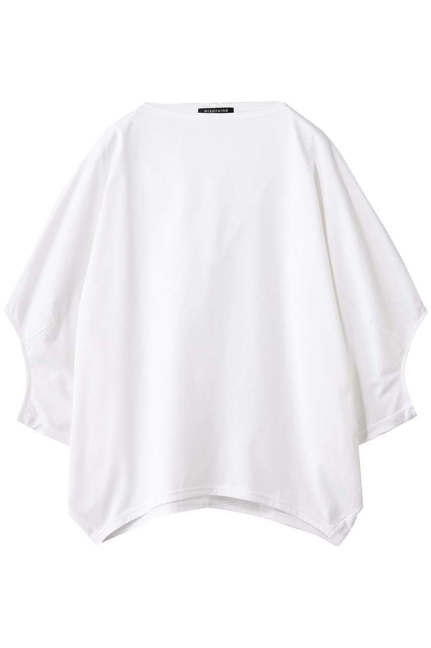 【ミズイロ インド/mizuiro ind】のboat neck dolman P/O プルオーバー 人気、トレンドファッション・服の通販 founy(ファニー) 　ファッション　Fashion　レディースファッション　Fashion for Women　トップス・カットソー　Cut & Sew Tops　シャツ・ブラウス・オフィスカジュアル　Elegant Blouses & Button-Ups　カジュアルプルオーバー・ニットトップス　Pullovers & Knit Tops / Casual Pullovers　ショート　Short, Short Length　シンプル　Simple, Minimal　スラックス　Slacks, Dress Pants　スリーブ　Sleeve, Long Sleeve / Short Sleeve　デニム　Denim, Jeans Material　新作・新入荷　New Arrivals / New In　 other-1|ID: prp329100004613305 ipo3291000000033021524