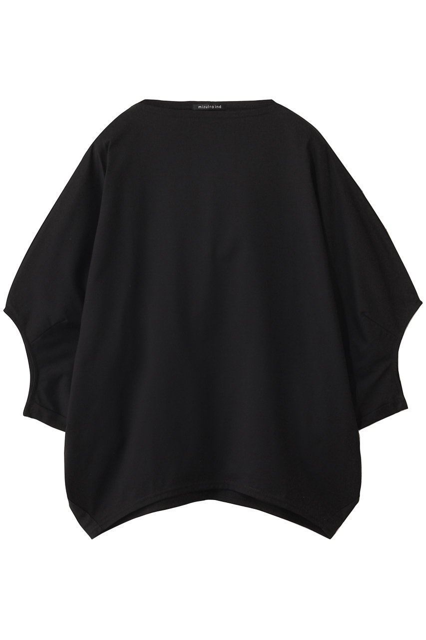 【ミズイロ インド/mizuiro ind】のboat neck dolman P/O プルオーバー インテリア・キッズ・メンズ・レディースファッション・服の通販 founy(ファニー) 　ファッション　Fashion　レディースファッション　Fashion for Women　トップス・カットソー　Cut & Sew Tops　シャツ・ブラウス・オフィスカジュアル　Elegant Blouses & Button-Ups　カジュアルプルオーバー・ニットトップス　Pullovers & Knit Tops / Casual Pullovers　ショート　Short, Short Length　シンプル　Simple, Minimal　スラックス　Slacks, Dress Pants　スリーブ　Sleeve, Long Sleeve / Short Sleeve　デニム　Denim, Jeans Material　新作・新入荷　New Arrivals / New In　black|ID: prp329100004613305 ipo3291000000033021528