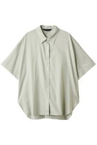 【ミズイロ インド/mizuiro ind】のhalf slv wide shirt シャツ green|ID:prp329100004613307