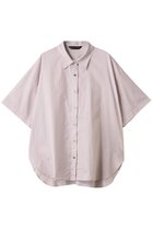 【ミズイロ インド/mizuiro ind】のhalf slv wide shirt シャツ pink|ID:prp329100004613307