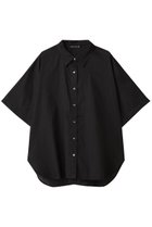 【ミズイロ インド/mizuiro ind】のhalf slv wide shirt シャツ black|ID:prp329100004613307