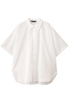 【ミズイロ インド/mizuiro ind】のhalf slv wide shirt シャツ 人気、トレンドファッション・服の通販 founy(ファニー) ファッション Fashion レディースファッション Fashion for Women トップス・カットソー Cut & Sew Tops シャツ・ブラウス・オフィスカジュアル Elegant Blouses & Button-Ups シアー Sheer, See-Through ショート Short, Short Length シンプル Simple, Minimal スリット Slit, Slit Detail スリーブ Sleeve, Long Sleeve / Short Sleeve リラックス Relax, Relaxed Fit エレガント 上品 Elegant 無地 Plain, Solid Color thumbnail off white|ID: prp329100004613307 ipo3291000000033048646