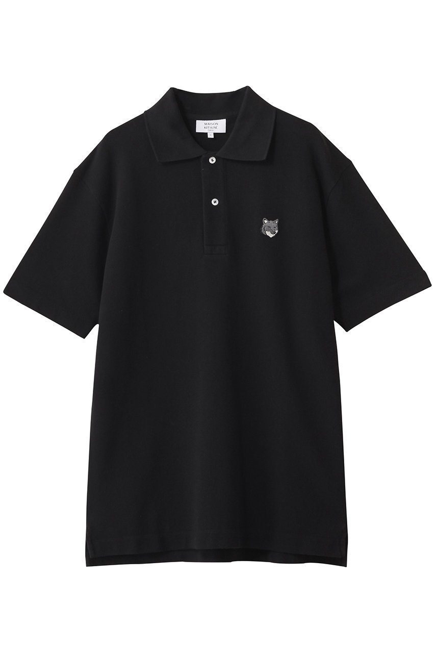 【メゾン キツネ/MAISON KITSUNE / MEN】の【MEN】FOX ヘッド コンフォート ポロシャツ インテリア・キッズ・メンズ・レディースファッション・服の通販 founy(ファニー) 　ファッション　Fashion　メンズファッション　Fashion for Men　2025年　2025　2025-2026秋冬・A/W　Autumn/Winter 2025–26 AW25–26　シンプル　Simple, Minimal　バランス　Balance, Style Balance　フォックス　Fox, Fox Fur　ポロシャツ　Polo Shirt, Collared Tee　A/W・秋冬　Autumn/Winter　ブラック|ID: prp329100004613309 ipo3291000000033021552