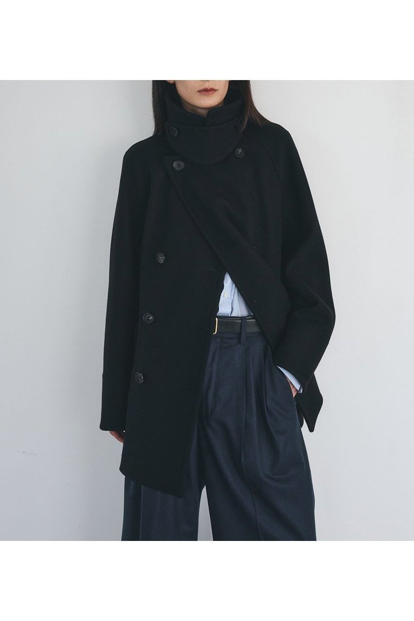 【カオス/Chaos】のスーペリヤヌスPコート 人気、トレンドファッション・服の通販 founy(ファニー) 　ファッション　Fashion　レディースファッション　Fashion for Women　アウター　Coat / Outerwear Collection　コート・ロングコート・ピーコート　Long Coats, Peacoats & More　Pコート　Pea Coats　おすすめ　Recommended / Our Picks　ショート　Short, Short Length　スタンド　Stand Collar, Upright Stand　ストレート　Straight, Straight Cut　フラップ　Flap, Flap Pocket　新作・新入荷　New Arrivals / New In　other-3|ID: prp329100004613311 ipo3291000000033021570