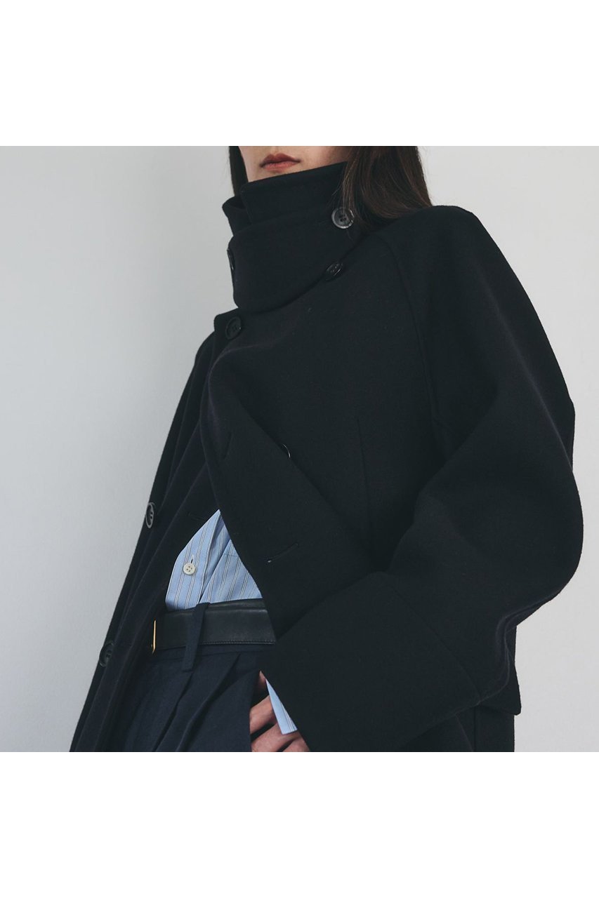 【カオス/Chaos】のスーペリヤヌスPコート 人気、トレンドファッション・服の通販 founy(ファニー) 　ファッション　Fashion　レディースファッション　Fashion for Women　アウター　Coat / Outerwear Collection　コート・ロングコート・ピーコート　Long Coats, Peacoats & More　Pコート　Pea Coats　おすすめ　Recommended / Our Picks　ショート　Short, Short Length　スタンド　Stand Collar, Upright Stand　ストレート　Straight, Straight Cut　フラップ　Flap, Flap Pocket　新作・新入荷　New Arrivals / New In　other-6|ID: prp329100004613311 ipo3291000000033021575