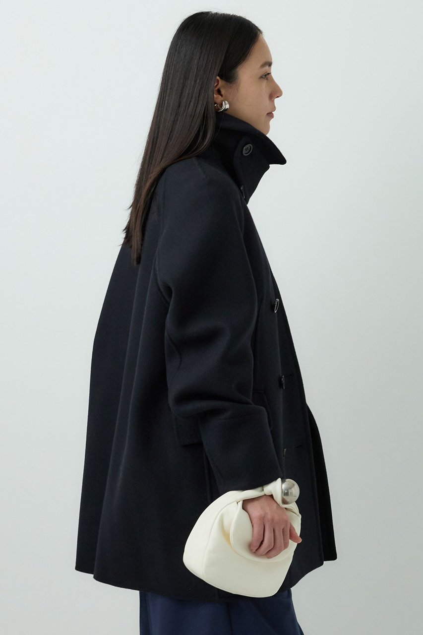 【カオス/Chaos】のスーペリヤヌスPコート 人気、トレンドファッション・服の通販 founy(ファニー) 　ファッション　Fashion　レディースファッション　Fashion for Women　アウター　Coat / Outerwear Collection　コート・ロングコート・ピーコート　Long Coats, Peacoats & More　Pコート　Pea Coats　おすすめ　Recommended / Our Picks　ショート　Short, Short Length　スタンド　Stand Collar, Upright Stand　ストレート　Straight, Straight Cut　フラップ　Flap, Flap Pocket　other-7|ID: prp329100004613311 ipo3291000000036241220