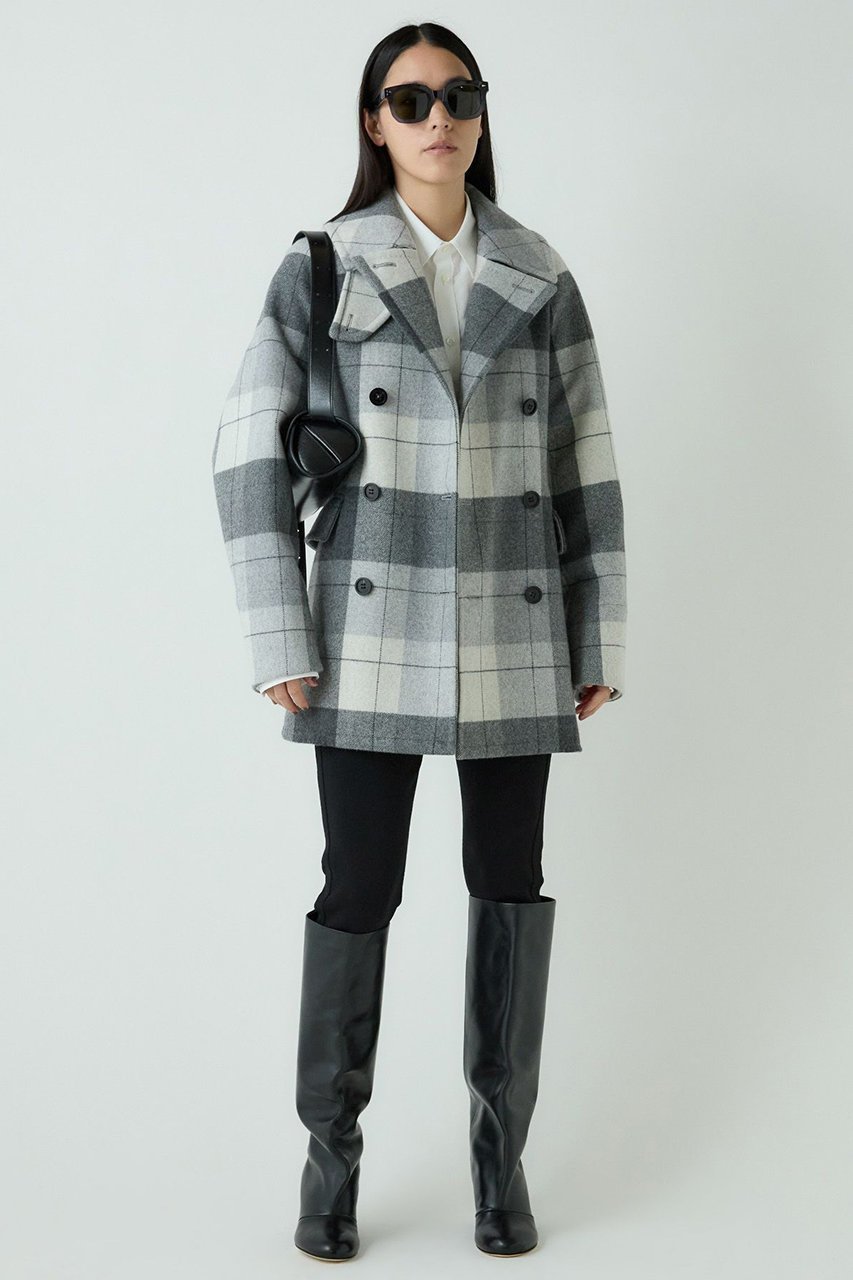 【カオス/Chaos】のスーペリヤヌスPコート 人気、トレンドファッション・服の通販 founy(ファニー) 　ファッション　Fashion　レディースファッション　Fashion for Women　アウター　Coat / Outerwear Collection　コート・ロングコート・ピーコート　Long Coats, Peacoats & More　Pコート　Pea Coats　おすすめ　Recommended / Our Picks　ショート　Short, Short Length　スタンド　Stand Collar, Upright Stand　ストレート　Straight, Straight Cut　フラップ　Flap, Flap Pocket　other-2|ID: prp329100004613311 ipo3291000000036899633