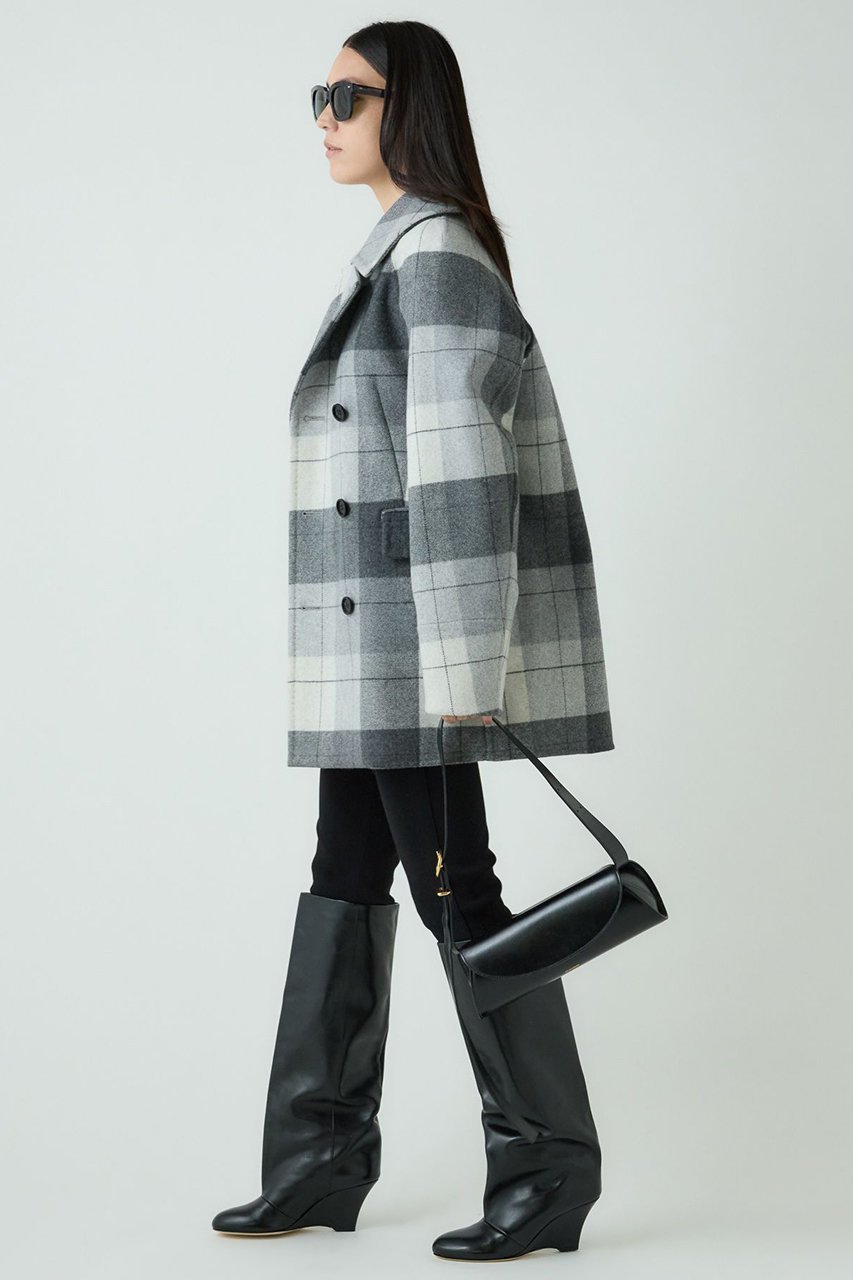 【カオス/Chaos】のスーペリヤヌスPコート 人気、トレンドファッション・服の通販 founy(ファニー) 　ファッション　Fashion　レディースファッション　Fashion for Women　アウター　Coat / Outerwear Collection　コート・ロングコート・ピーコート　Long Coats, Peacoats & More　Pコート　Pea Coats　おすすめ　Recommended / Our Picks　ショート　Short, Short Length　スタンド　Stand Collar, Upright Stand　ストレート　Straight, Straight Cut　フラップ　Flap, Flap Pocket　other-4|ID: prp329100004613311 ipo3291000000036899636