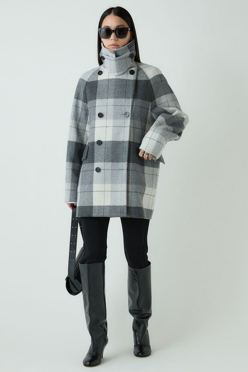 【カオス/Chaos】のスーペリヤヌスPコート 人気、トレンドファッション・服の通販 founy(ファニー) 　ファッション　Fashion　レディースファッション　Fashion for Women　アウター　Coat / Outerwear Collection　コート・ロングコート・ピーコート　Long Coats, Peacoats & More　Pコート　Pea Coats　おすすめ　Recommended / Our Picks　ショート　Short, Short Length　スタンド　Stand Collar, Upright Stand　ストレート　Straight, Straight Cut　フラップ　Flap, Flap Pocket　other-7|ID: prp329100004613311 ipo3291000000036899640